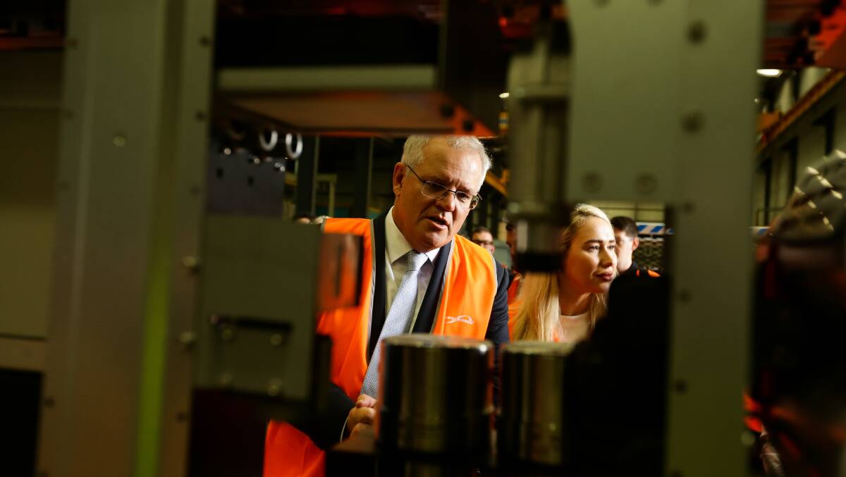 Prime Minister Scott Morrison. Picture: Jonathan Carroll.