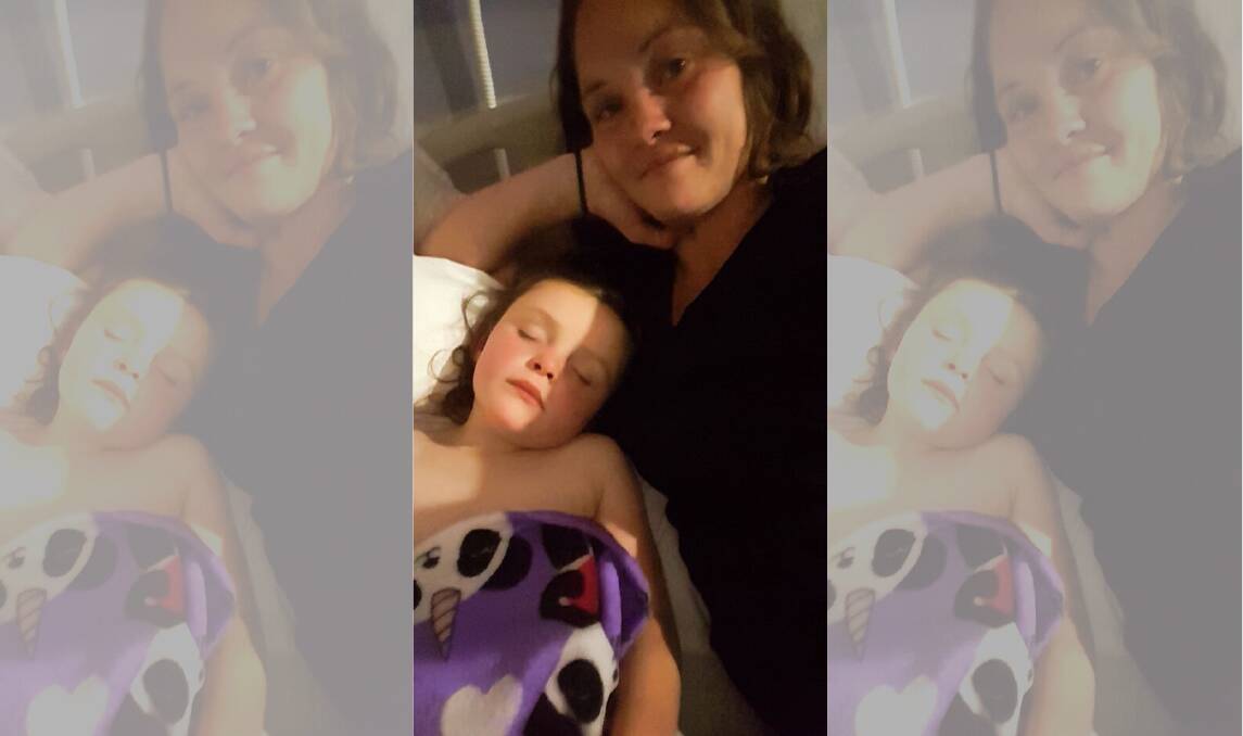 HOME: Shayla Phillips and her Mother Bianca Page after the three-day-ordeal. Picture: Facebook.