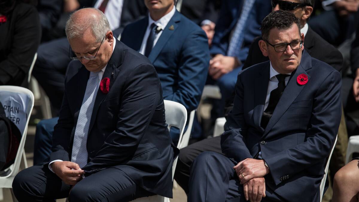 Daniel Andrews has accused Scott Morrison of pandering to extremists. Picture: Getty Images