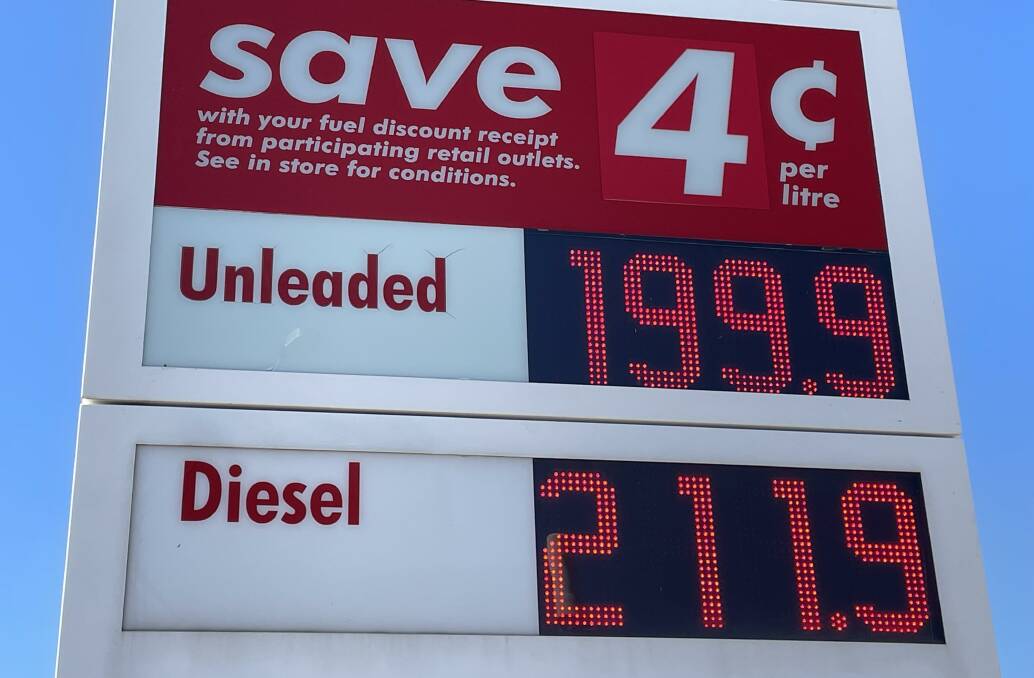 ALMOST THERE: Bendigo petrol outlets are on the cusp of selling unleaded fuel at more than $2 a litre.