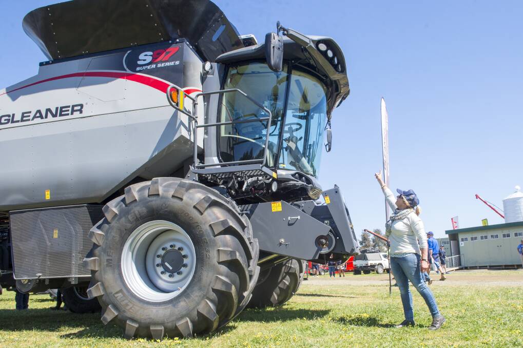 BIG IS BETTER: Farm machinery is one of the main attractions at the Elmore Field Days. Picture: DARREN HOWE