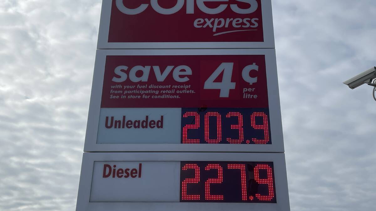 IT'S BACK: After a three-month hiatus, unleaded petrol is now selling for more than $2 a litre in Bendigo.
