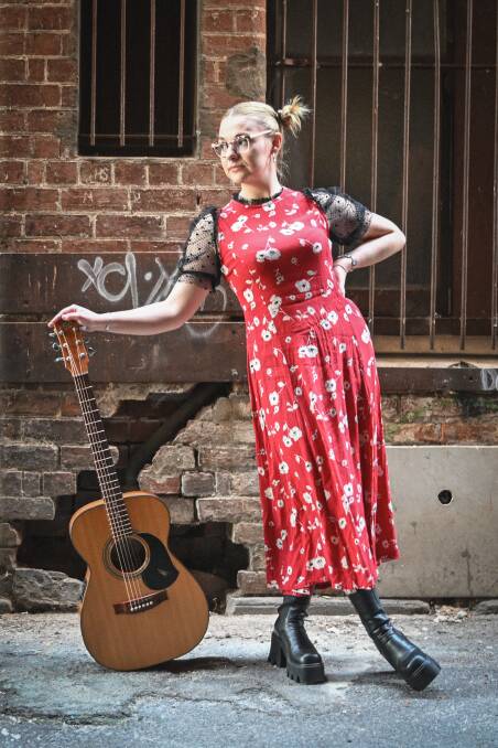 Bendigo musician Sherri Parry is about to release her first song in four years. Pictures by Enzo Tomasiello 