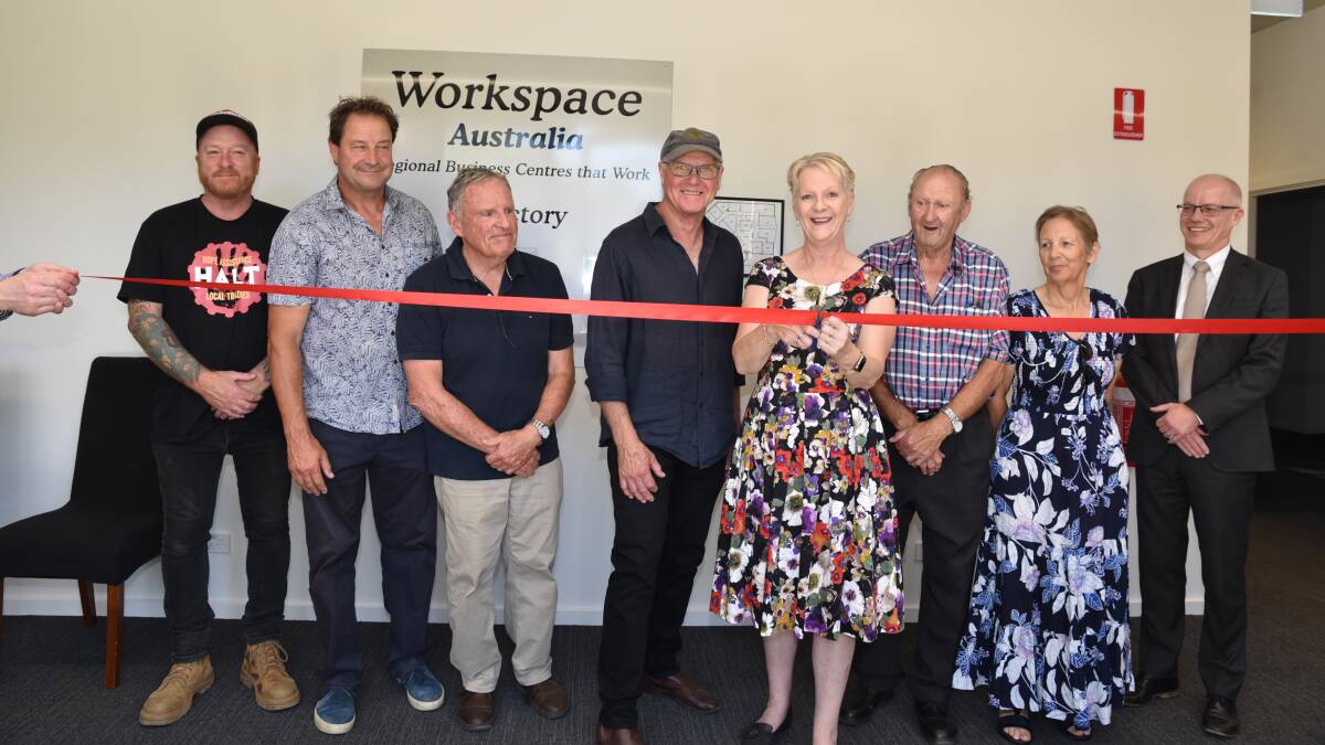Member for Bendigo West officially launches Workspace Australia's small business hub in Castlemaine. Picture supplied. 