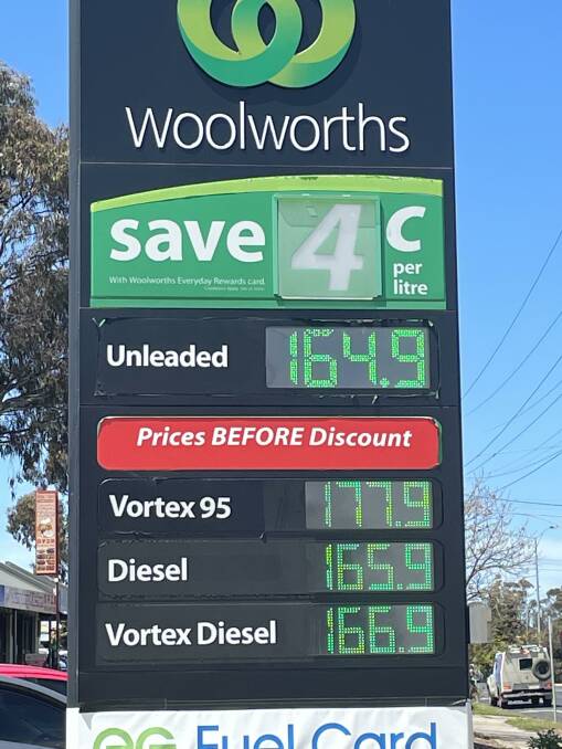Petrol has surged past the 160 cents per litre mark in Bendigo.