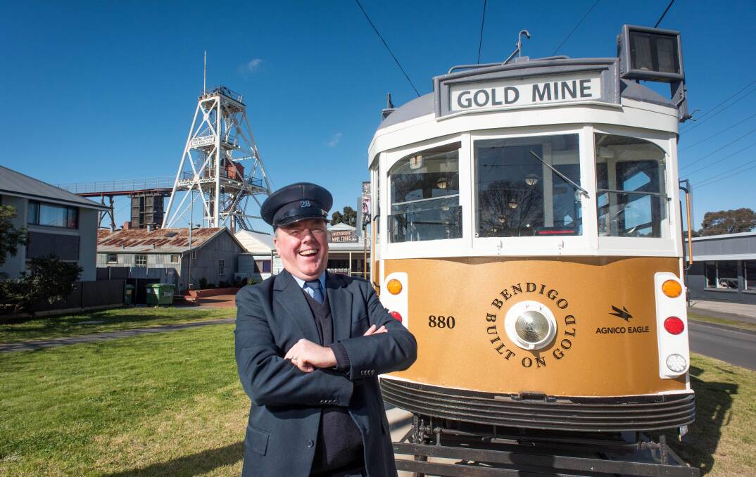 'Bendigo - Built on Gold' tram has been launched into service around the city.