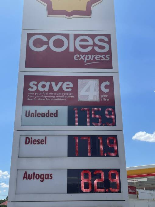 Coles Express on McIvor Road selling unleaded at 175.9 cents a litre.