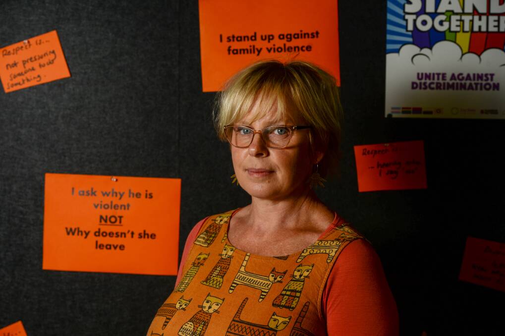 Centre Against Sexual Assault Central Victoria's Lee Edmonds. Picture: DARREN HOWE