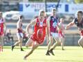 ALL ON THE LINE: Sam Langley is one of the Bloods young brigade who has made an impression this year. Picture: Noni Hyett