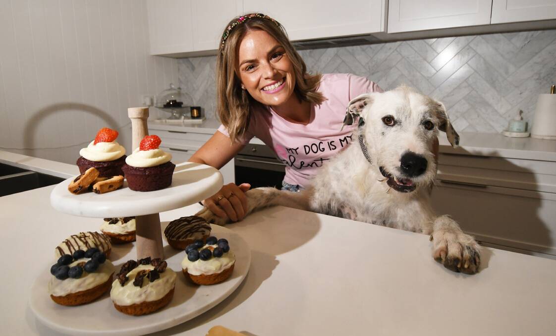 PUPPY LOVE: Bewoofed owner Bianca Foster has special treats for furry friends on Valentine's Day. Photo: Gareth Gardner
