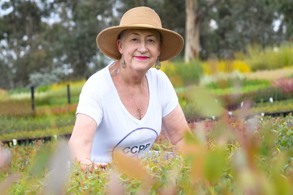 HELPFUL PLANTS: Nature Reserve Expo coordinator Vyonne McLelland-Howe says the event will help Bendigo residents find their inner gardener. Picture: NONI HYETT
