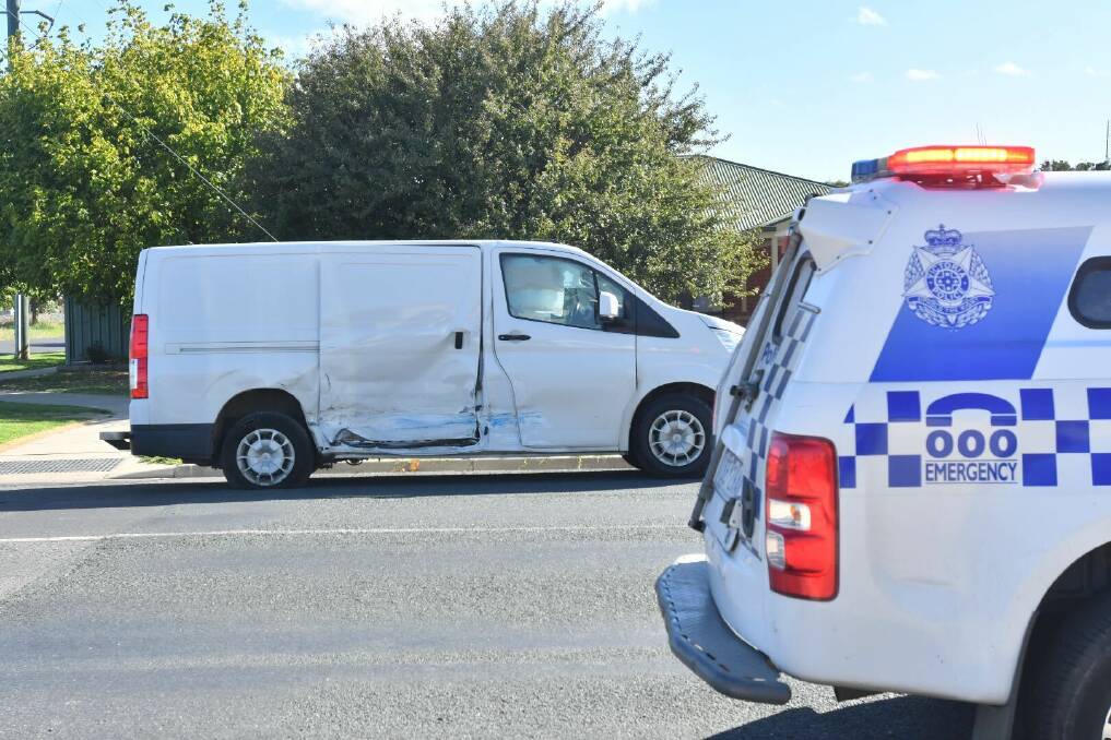 Australia Post van hit in Ascot collision
