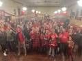 VICTORY: Bendigo Labor MP celebrates retaining her federal electorate at the Bendigo Trades Hall. Picture: NEVE BRISSENDEN