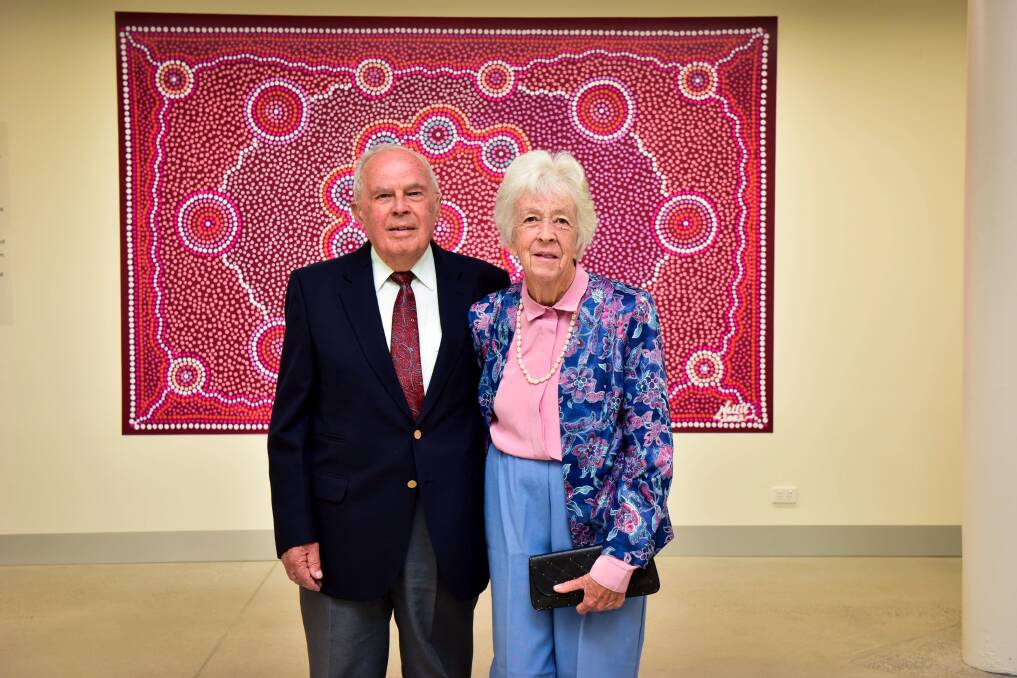GENEROUS: Dr Bill Holsworth and his wife Mrs Carol Holsworth at La Trobe University Bendigo. Picture: Brendan McCarthy.