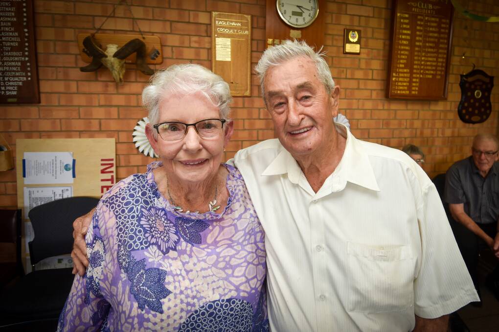 Ken and Betty Sleeman, who married in 1959, celebrating 65 years together. Picture by Darren Howe