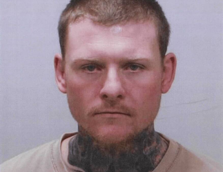 A police photo of Sean Rutherford.