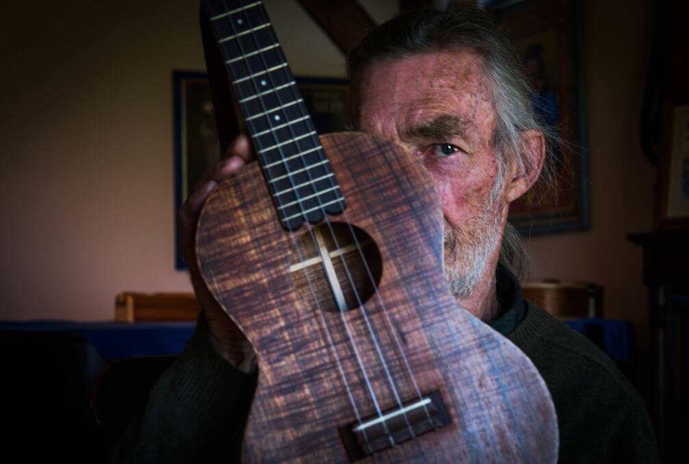 Instrument maker Patrick McNamara is one of 11 craftspeople taking part in the Instrument Maker's Galley at Newstead Live. Picture by Brendan McCarthy.
