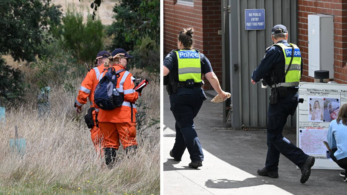 The search conmtinues for missing Ballarat mum Samantha Murray. Picture by Lachlan Bence. 