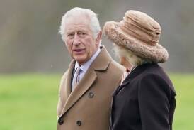 King Charles III and Queen Camilla attending a church service on February 18, 2024. Picture by Joe Giddens/PA Wire