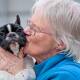 BEST FRIENDS: Dawn Elvey and Buffy the French bulldog at the Dog Show. Picture: BRENDAN MCCARTHY