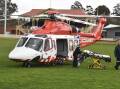 EMERGENCY: The three-year-old child airlifted to the Royal Children's Hospital on Sunday afternoon after being found unresponsive in Lake Neangar remains in a critical condition. Picture: NONI HYETT 