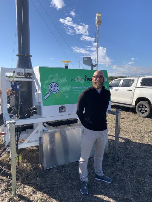 PEST CONTROL: Agriculture Victoria researcher Francesco Martoni is keen to get the advanced bug catching technology in Horsham for the upcoming 12-week trial. Picture: Supplied