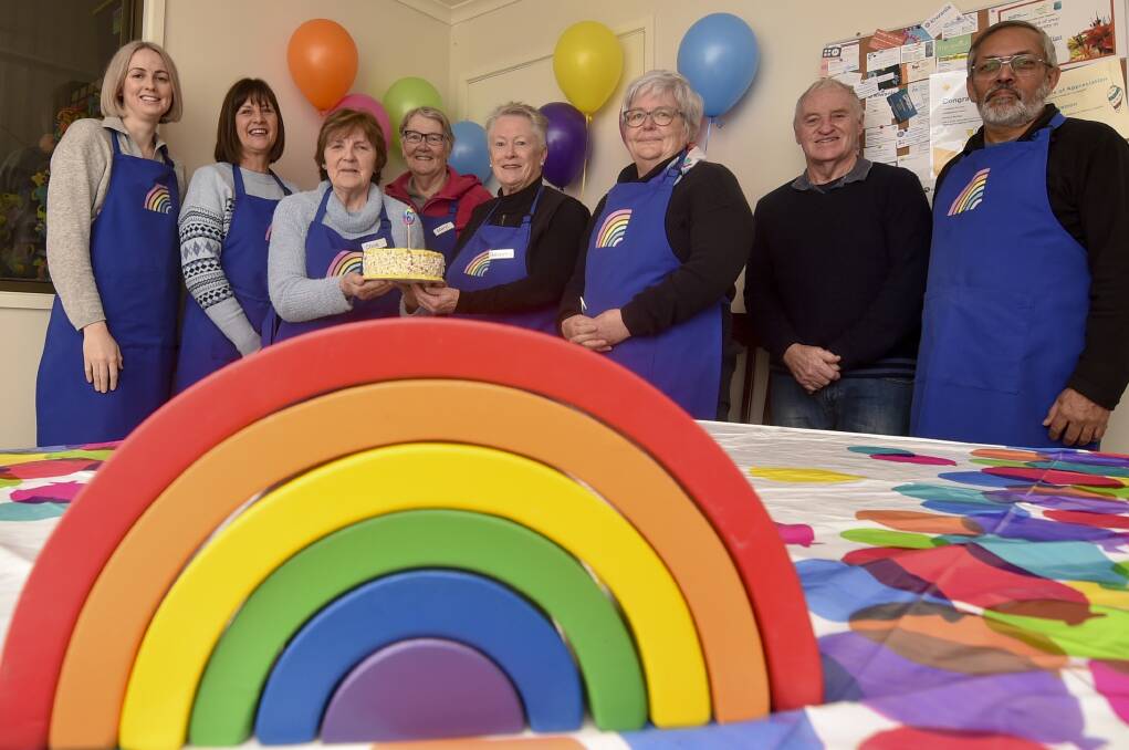 HELPING HANDS: The Sunshine Bendigo team has celebrated its sixth birthday this week, after helping thousands of babies and vulnerable families. Picture: NONI HYETT 