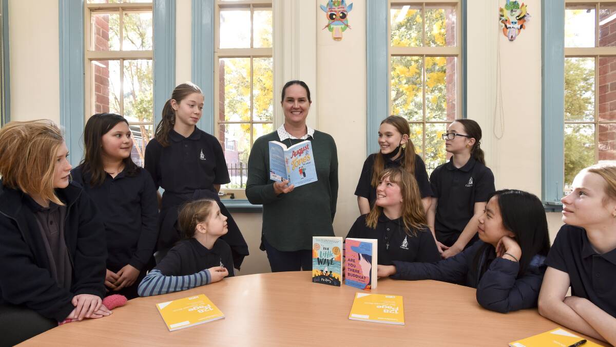 Children's author Pip Harry said she was very impressed by the students and their passion for books, as she prepares to travel to Castlemaine to meet with the two friends who inspired her most recent book August & Jones - Mathilde Cross and Jarrah Podesta. 