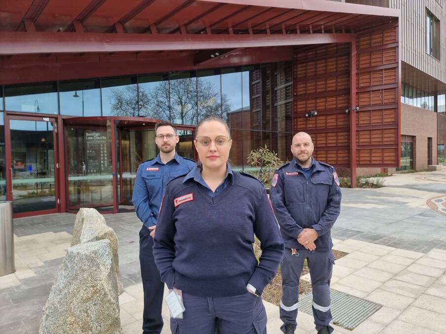 Dani and her paramedic colleagues are keen to protect other emergency service workers from violent attacks. Picture by Lucy Williams 