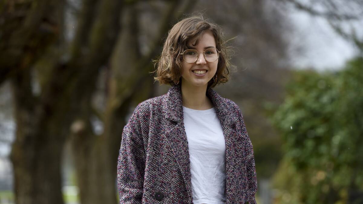 Jasmine Elliott is a 21-year-old medical student living in Bendigo and she is one of just 20 young Australians chosen to be part of headspace's national youth advisory group, hY NRG. Picture by Noni Hyett 