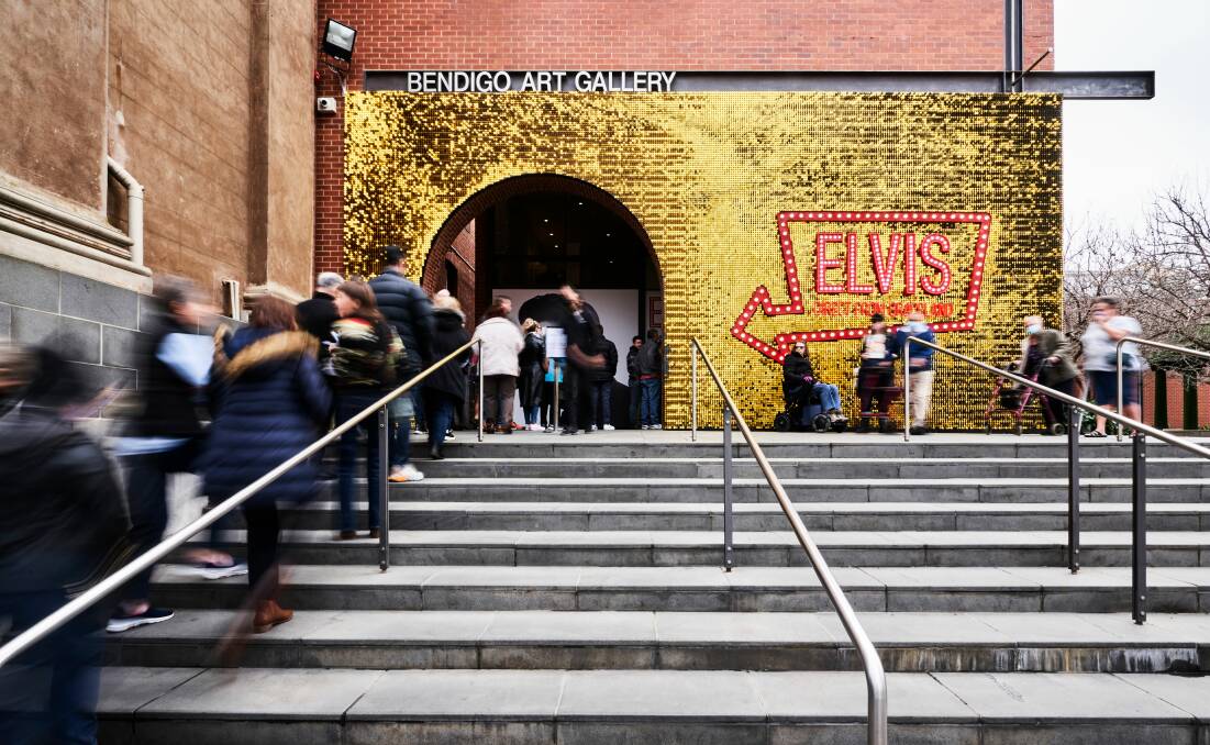 RECORD-BREAKING: More than 219,000 people visited Bendigo Art Gallery's Elvis exhibition. Picture: Bendigo Art Gallery 