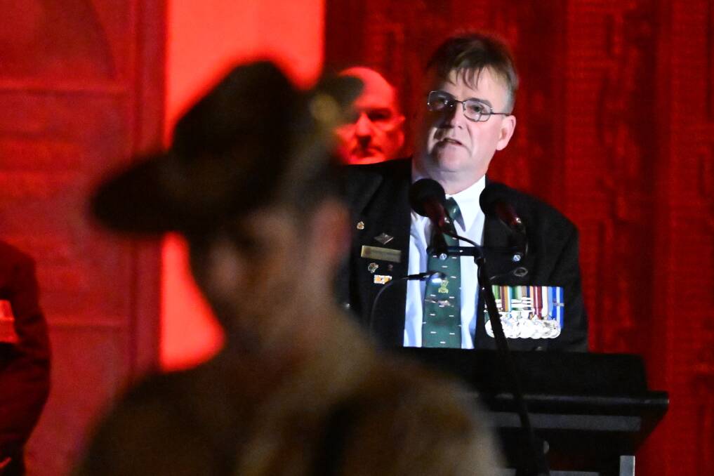 Anzac Day dawn service 2023 at Pall Mall, Bendigo. Pictures by Darren Howe