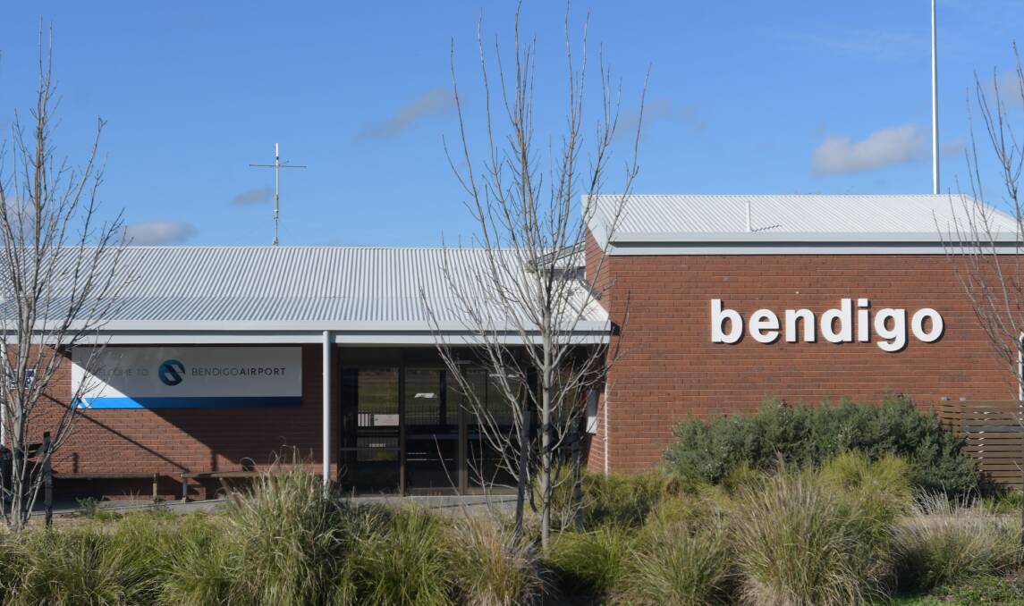 Bendigo Airport is undergoing redevelopment works, with a new Qantas schedule roling out. Picture by Noni Hyett