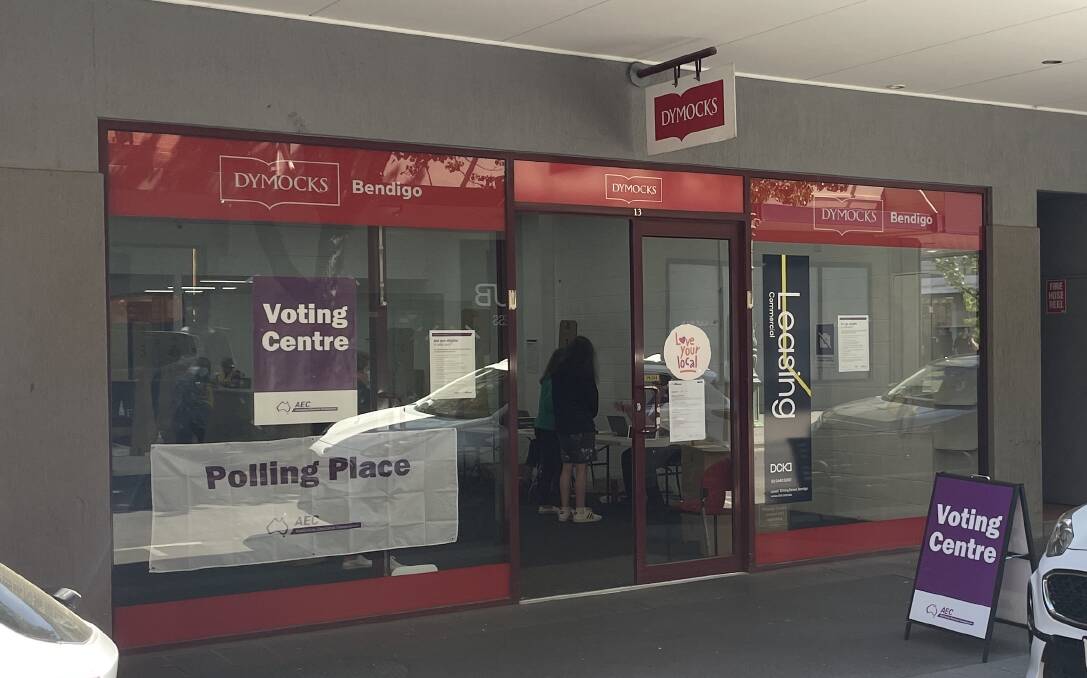 Early voting is available at the old Dymocks shop at Bath Lane. Picture by Jonathon Magrath