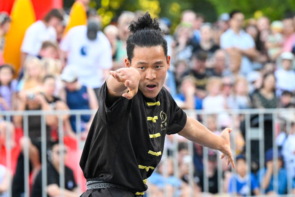 Boshi Liu is the master at HH Kung Fu Club. Picture by Darren Howe