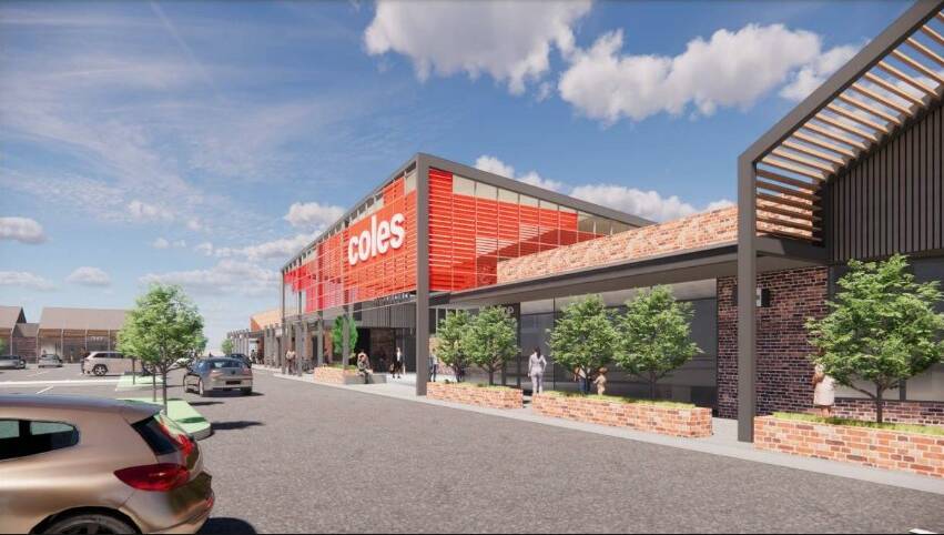An artist's impression of the proposed supermarket. Image supplied