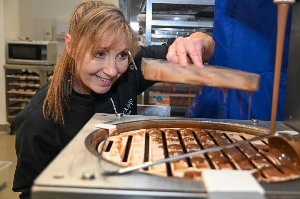 Indulge Fine Belgian Chocolate's owner Hayley Tibbett has announced this Easter would be her last as owner of the business. Picture by Enzo Tomasiello