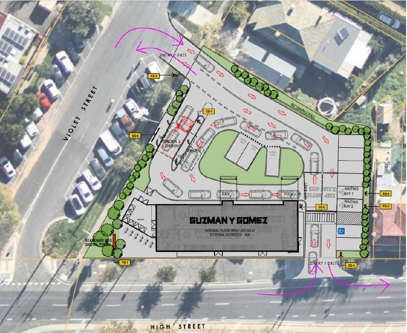 A plan for a Guzman y Gomez in Bendigo's CBD has been knocked back. Image supplied