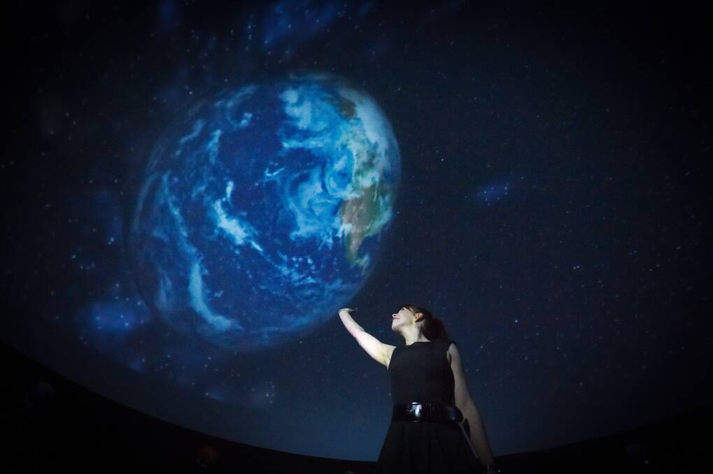 Discovery general manager Alissa Van Soest at the old planetarium last year. Picture by Darren Howe