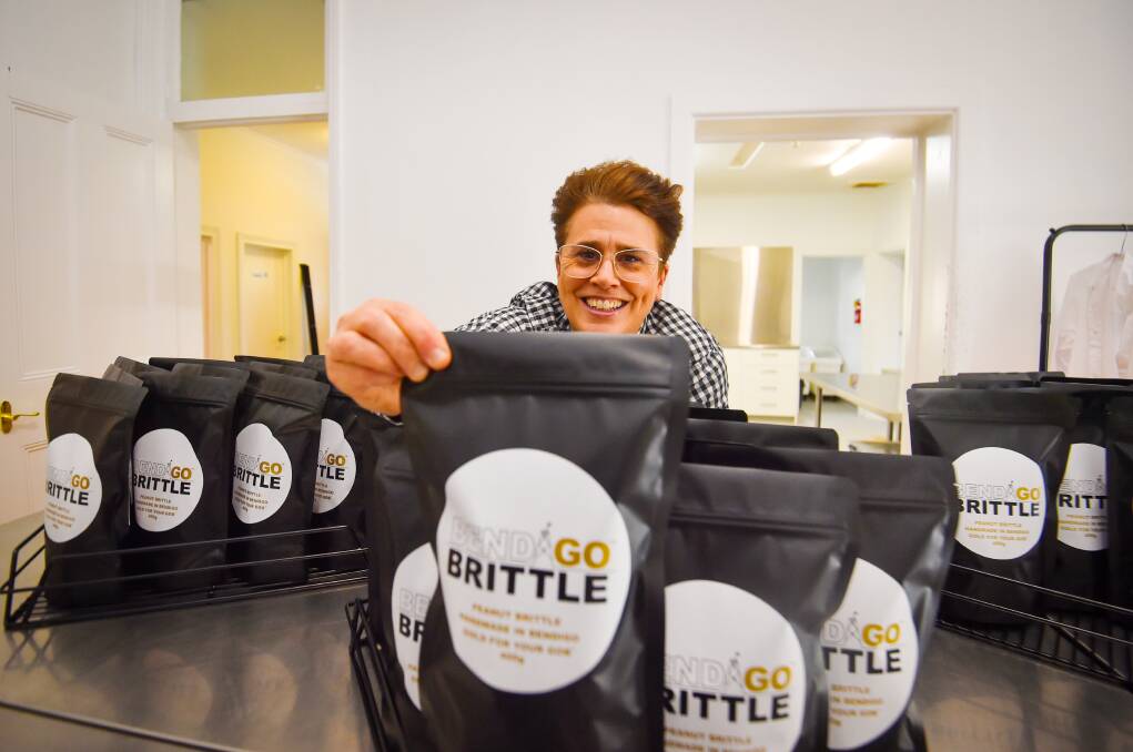 Bendigo Brittle is taking their product to the Royal Melbourne Show. Picture by Darren Howe
