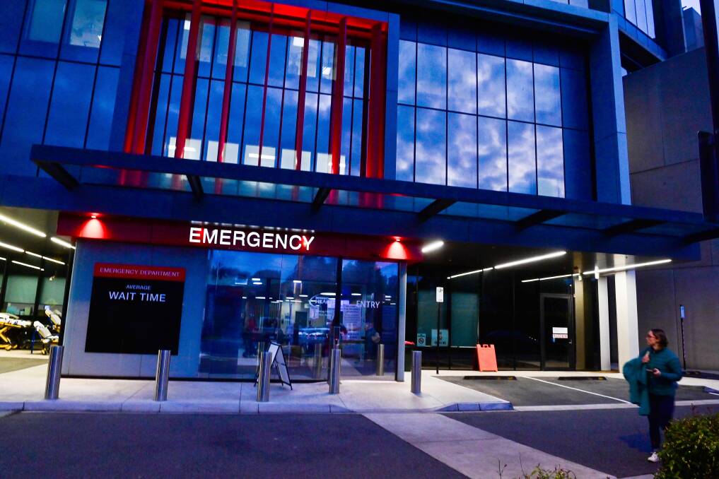 More than 12,000 people visited Bendigo Hospital's emergency department in the 2021-22 financial year. Picture by Brendan McCarthy