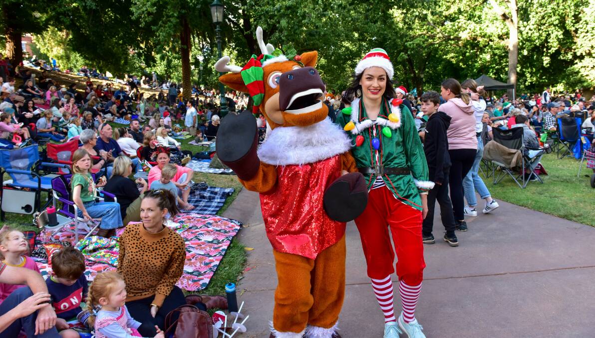 A large turnout is expected at Rosalind Park again for Bendigo Rotary's annual Christmas carols on December 19. Picture by Brendan McCarthy