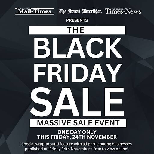 Black Friday Sale, discounts and gifts across the Wimmera and Grampians