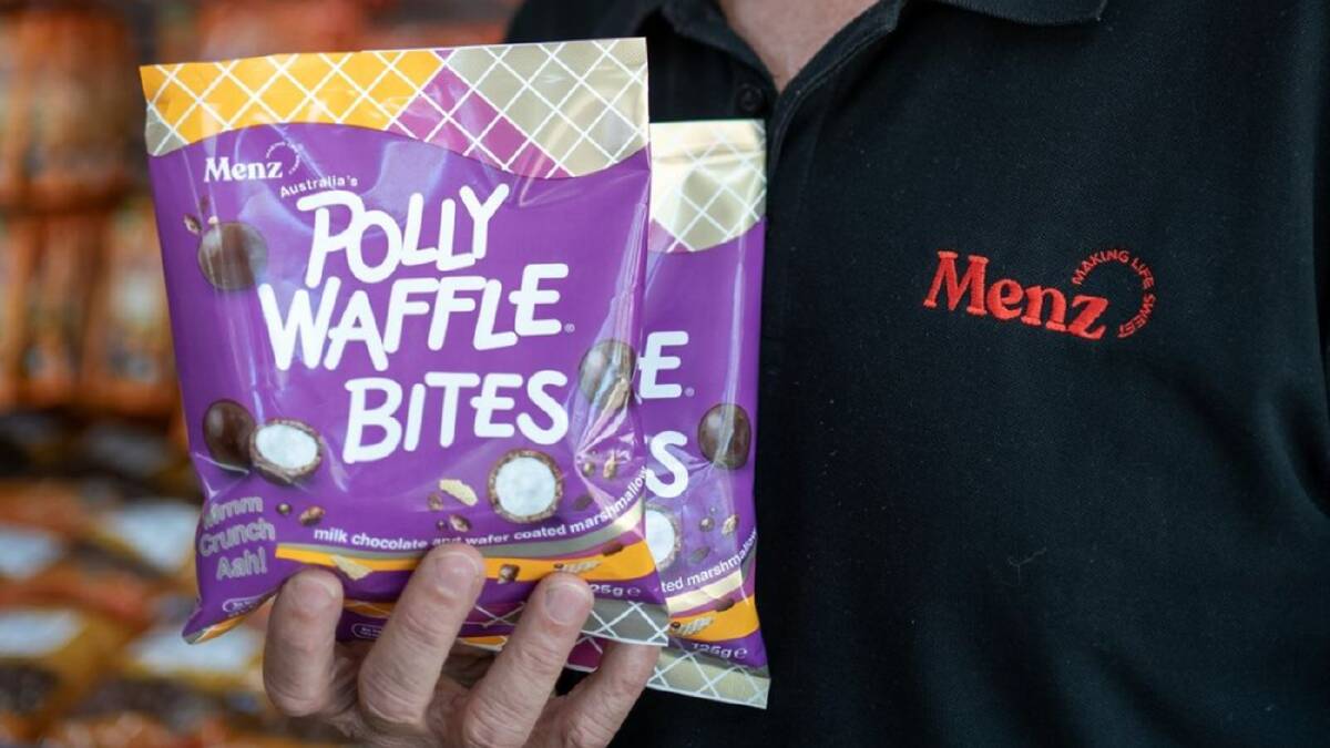 The new Polly Waffle Bites from Menz Confectionery are arriving in stores this April. Picture via Instagram/menzconfectionery