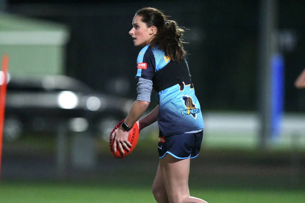 Bryde O'Rourke will follow in her father's footsteps and play with Geelong. 