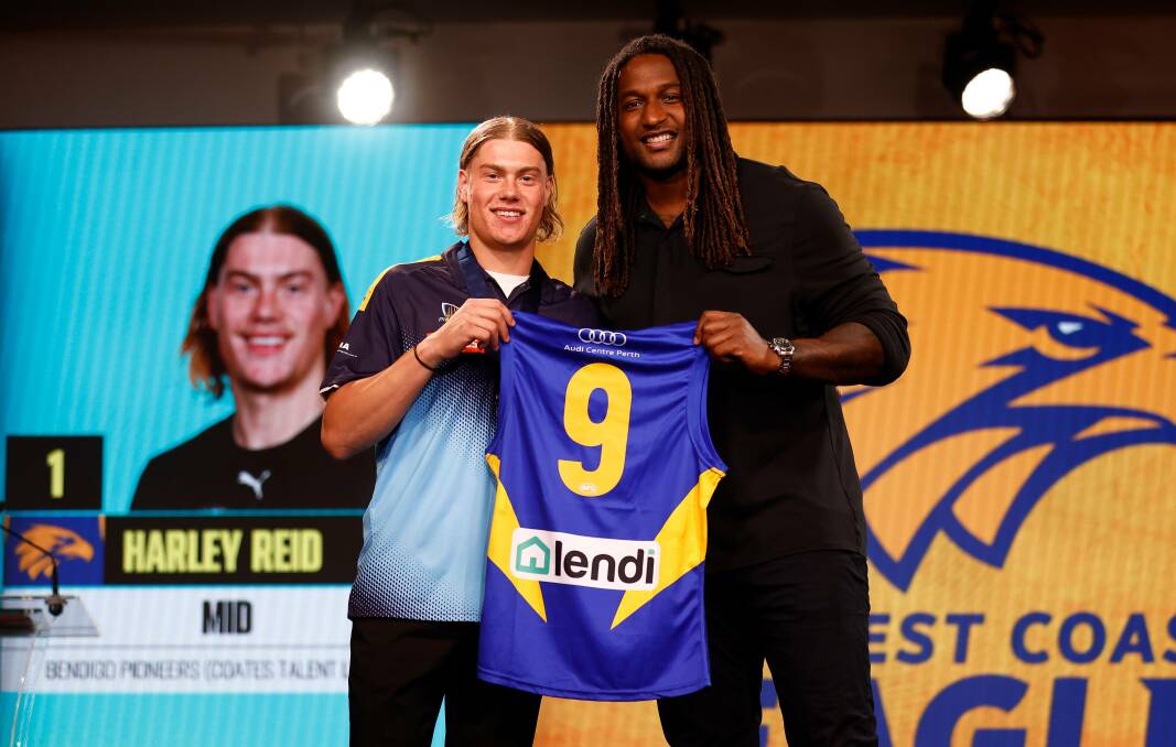Number one draft pick Harley Reid. Picture by Gettyimages