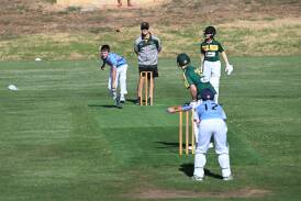 Strathdale-Maristians bowler Will Rainey took 2-9 from five overs against Kangaroo Flat on Sunday. Picture by Enzo Tomasiello