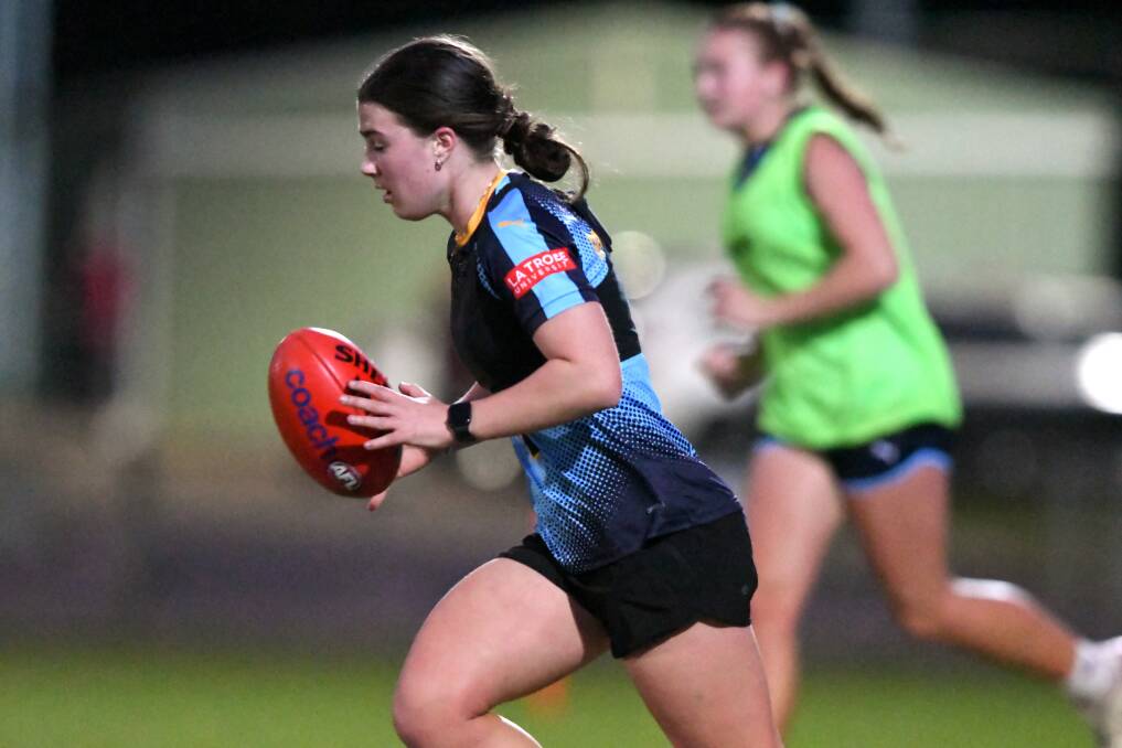 Pioneers 2023 captain Lila Keck is expected to be drafted into the AFLW on Monday night. 