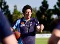 Eaglehawk coach Travis Matheson has given an update on how his side is tracking after night one of pre-season. Picture by Brendan McCarthy 