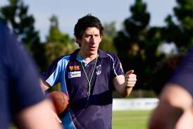 Eaglehawk coach Travis Matheson has given an update on how his side is tracking after night one of pre-season. Picture by Brendan McCarthy 